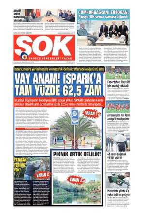 Gazete Şok -13.12.2025 Manşeti