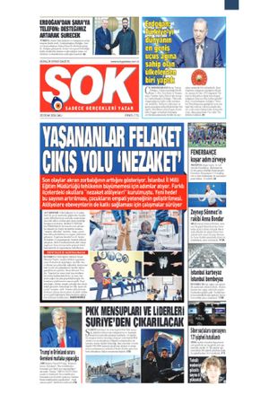 Gazete Şok -20.01.2026 Manşeti