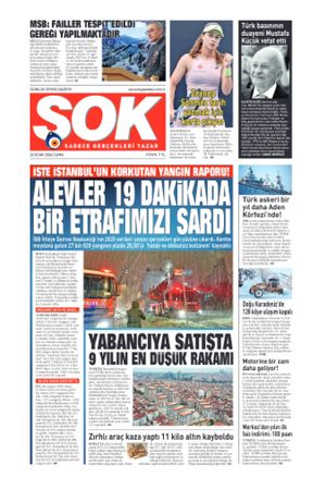 Gazete Şok -23.01.2026 Manşeti