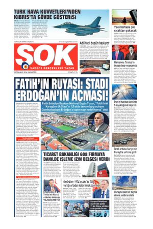 1599/20.07.2026 Manşeti