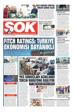 1601/22.07.2026 Manşeti