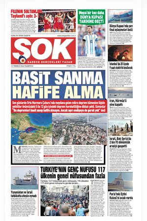 1592/13.07.2026 Manşeti