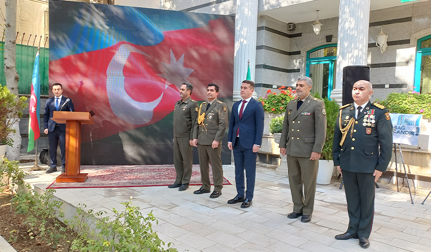 Azerbaycan’ın Tahran Büyükelçiliği’nde, Karabağ Zaferi'nin 2. yılı kutlandı