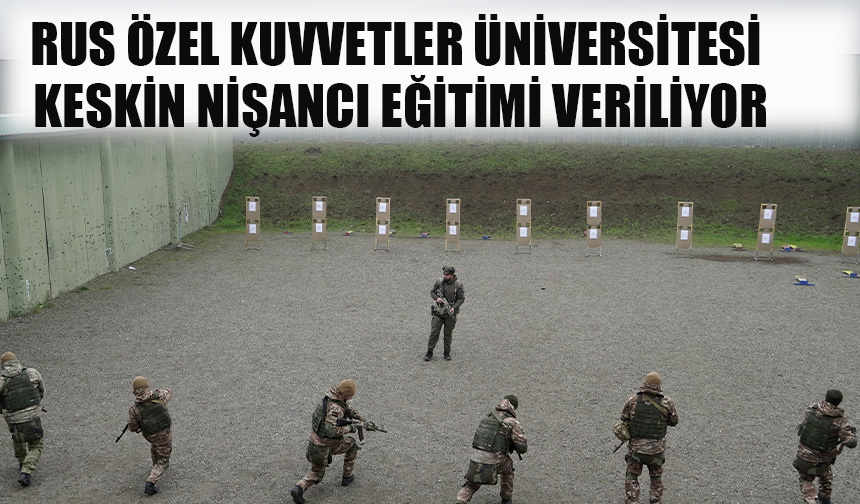 Rus Özel Kuvvetler Üniversitesi keskin nişancı eğitimi veriliyor