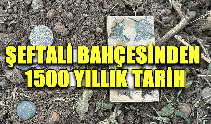 1500 yıllık tarih şeftali bahçesinden çıktı