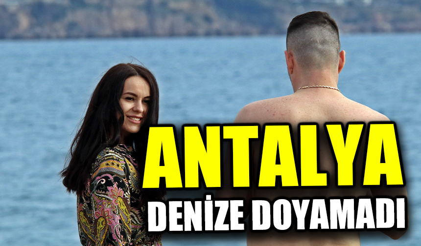 Türkiye’de kar esareti, Antalya’da deniz keyfi