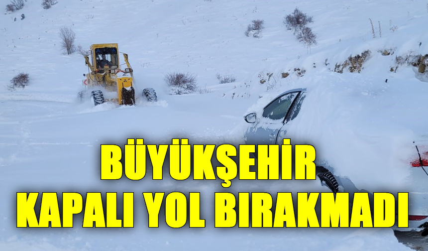 Kapalı yol bırakmadı