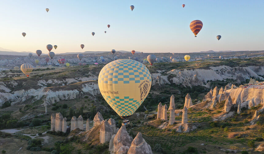 Kapadokya'nın ahenkli balonları