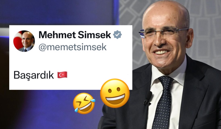 Mehmet Şimşek 'Başardık!' dedi: Sosyal medya böyle tiye aldı!