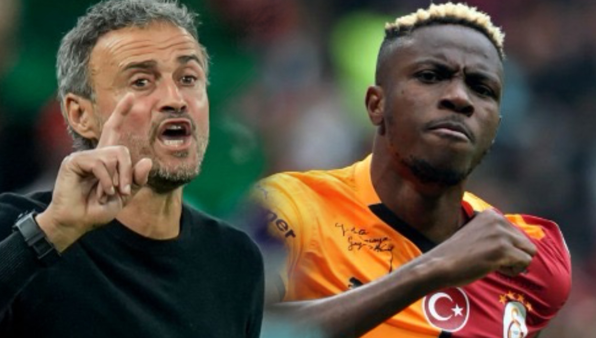 Galatasaray'a iyi haber: Luis Enrique, Victor Osimhen'i istemiyor!