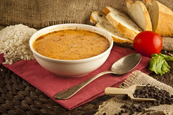 Depositphotos 65386979 Stock Photo Yogurt Soup With Food Background
