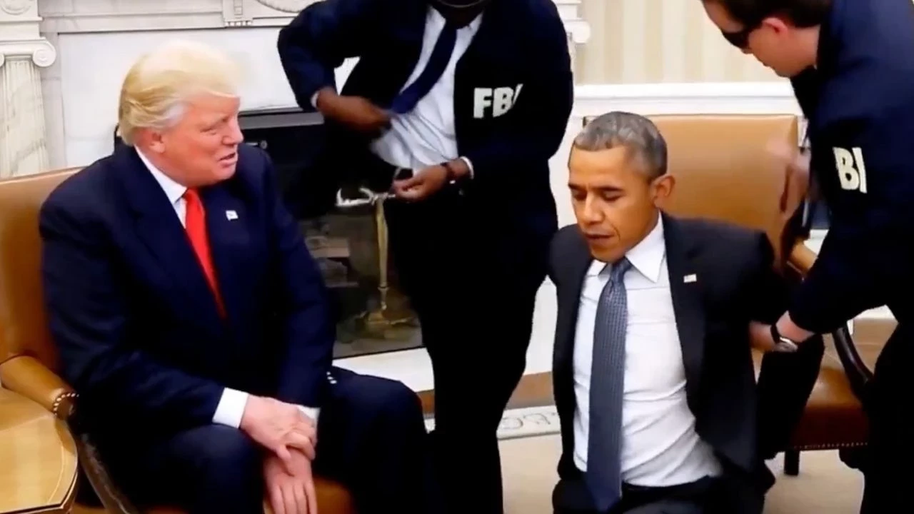 Dunya Bu Videoyu Konusuyor Trump Obamayi Hapse Attirdi 2Lfc Cover