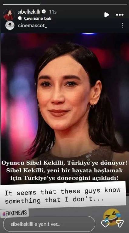 Sibel Kekili Den Turkiye Ye Donecegi Iddialarina Yanit