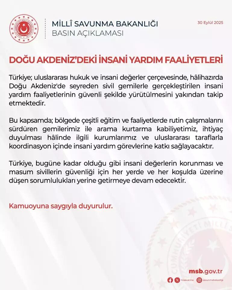 Msbden Sumud Filosu Aciklamasi Gemiler Ihtiyac Halinde Insani Yardima Katli Saglayacak 17592157869244 1