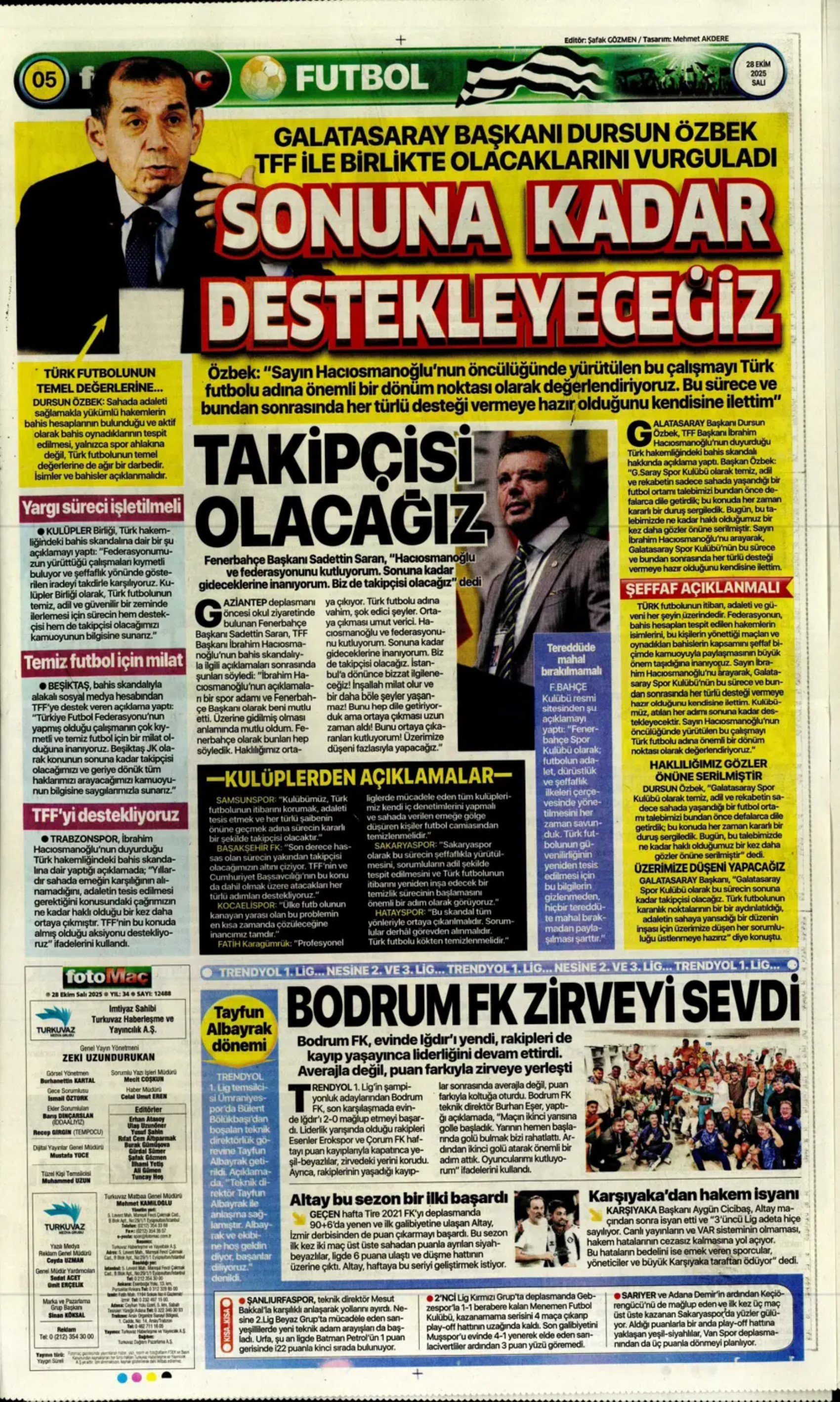 Bahis fırtınası manşetleri sardı! Spor basını tek ses oldu, sayfalar alev aldı