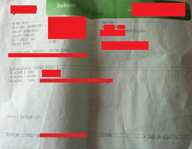 Kuran Kursu Bagisi Buhar Oldu 1
