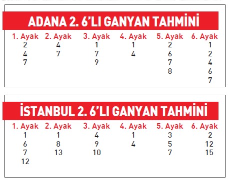 1001 T A H M İ N C İ