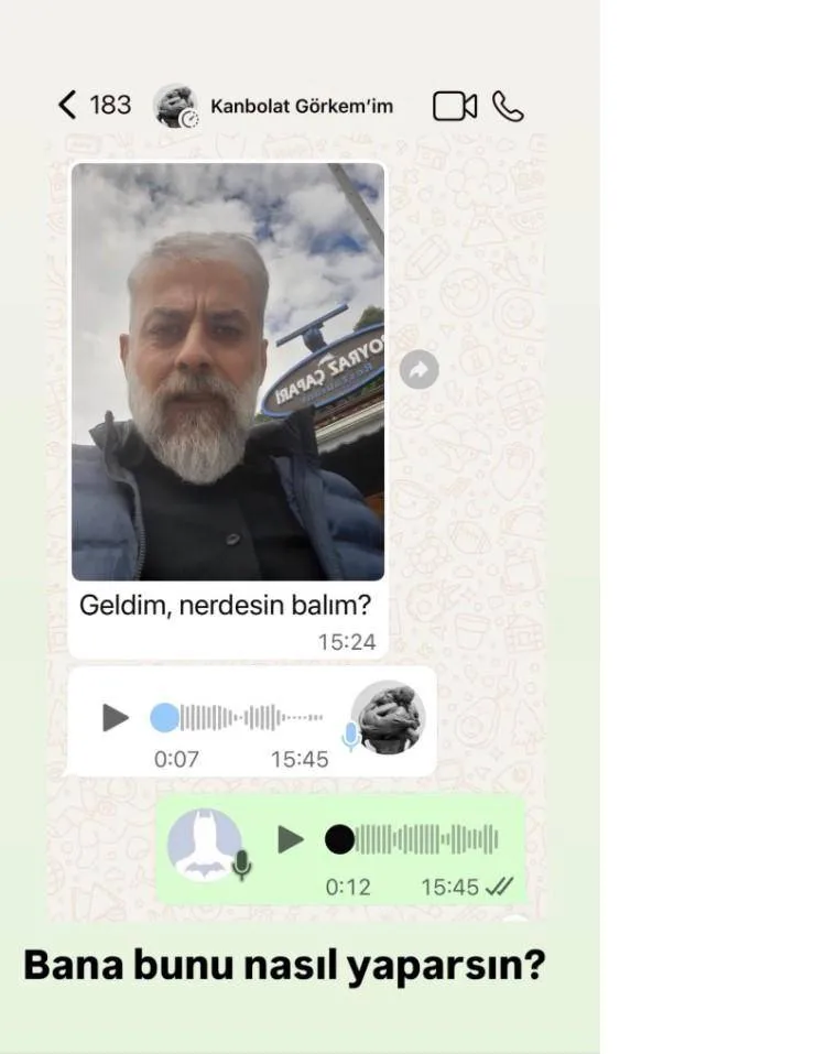 Celil Nalcakan Kanbolat Gorkem Arslan Ile Son Mesajlasmasini Paylasti