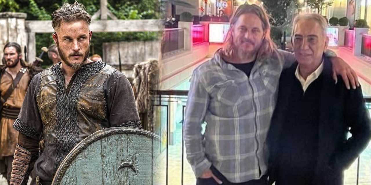 Vikings yıldızı İstanbul’da! Ragnar Adnan Polat’la buluştu