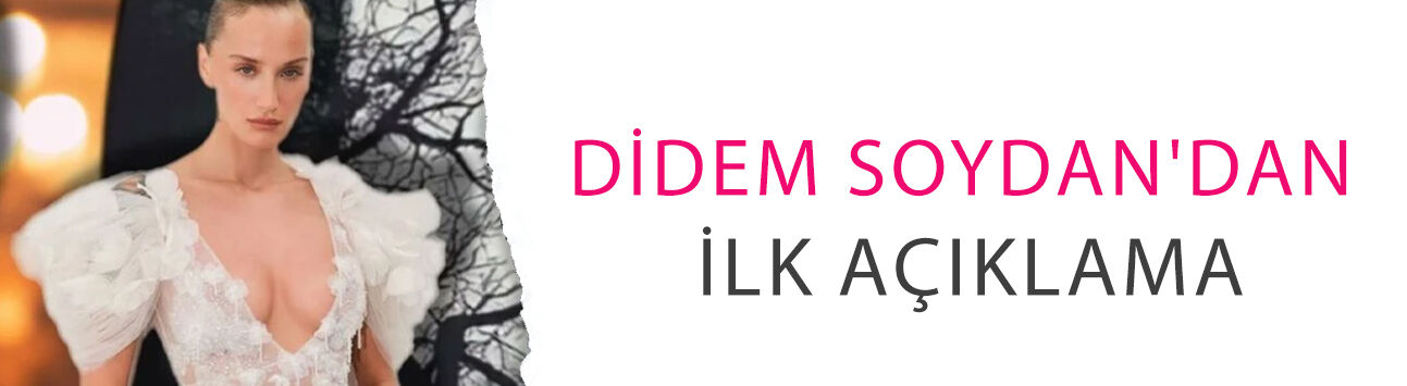 Uyuşturucu soruşturması: Didem Soydan'dan ilk açıklama
