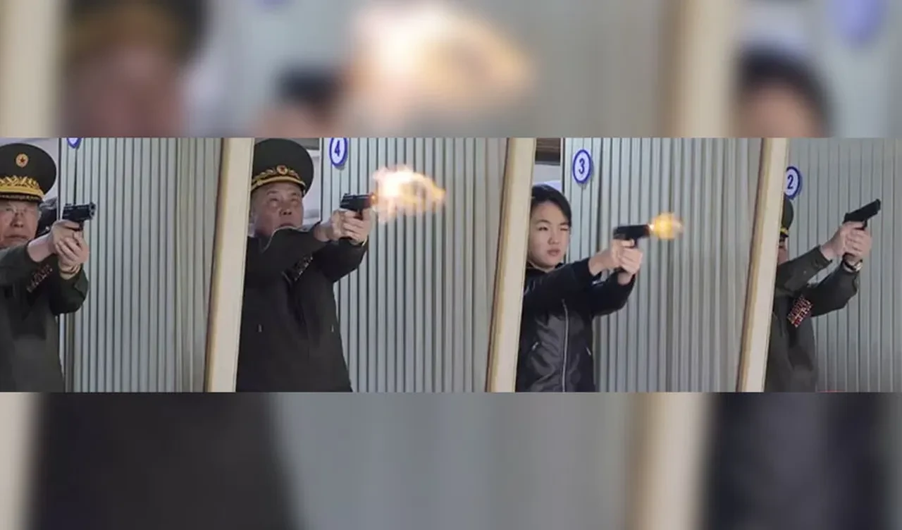Kuzey Kore Lideri Kim Jong Un 13 Yasindaki Veliaht Kizinin Eline Silah Verdi Dunya O 3287673 202603121118 2