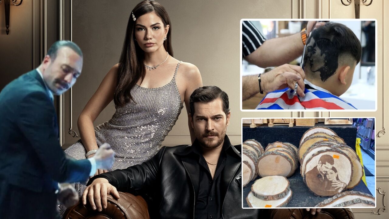 Çağatay Ulusoy ve Demet Özdemir'li Eşref Rüya çılgınlığı: Saçlara kazındı, sanata yansıdı... Her yerde izi var!