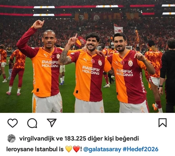 Van Dijktan Leroy Sanenin Derrbi Paylasimina Begeni