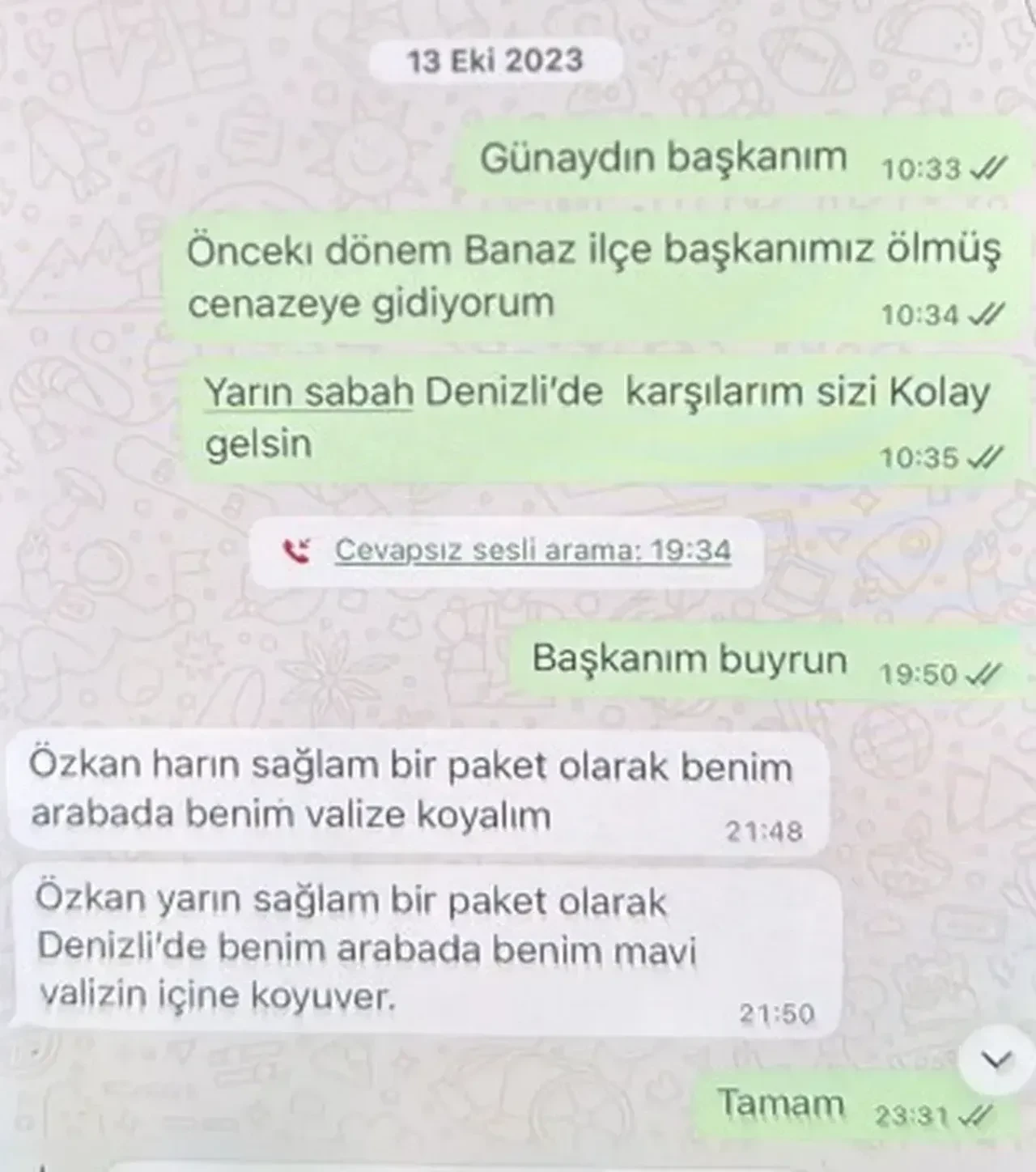 Ozgur Ozel Ile Ozkan Yalim Mesajlasmalari Ortaya Cikti Paketi Mavi Valizin Icine Koyu 3335419 202605141103 3