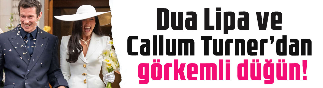 İtalya'yı salladılar: Dua Lipa ve Callum Turner'ın lüks düğünü olay oldu!