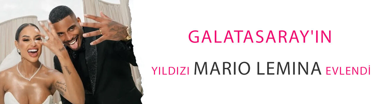 Galatasaray'ın yıldızı Mario Lemina evlendi! İlk kareler geldi