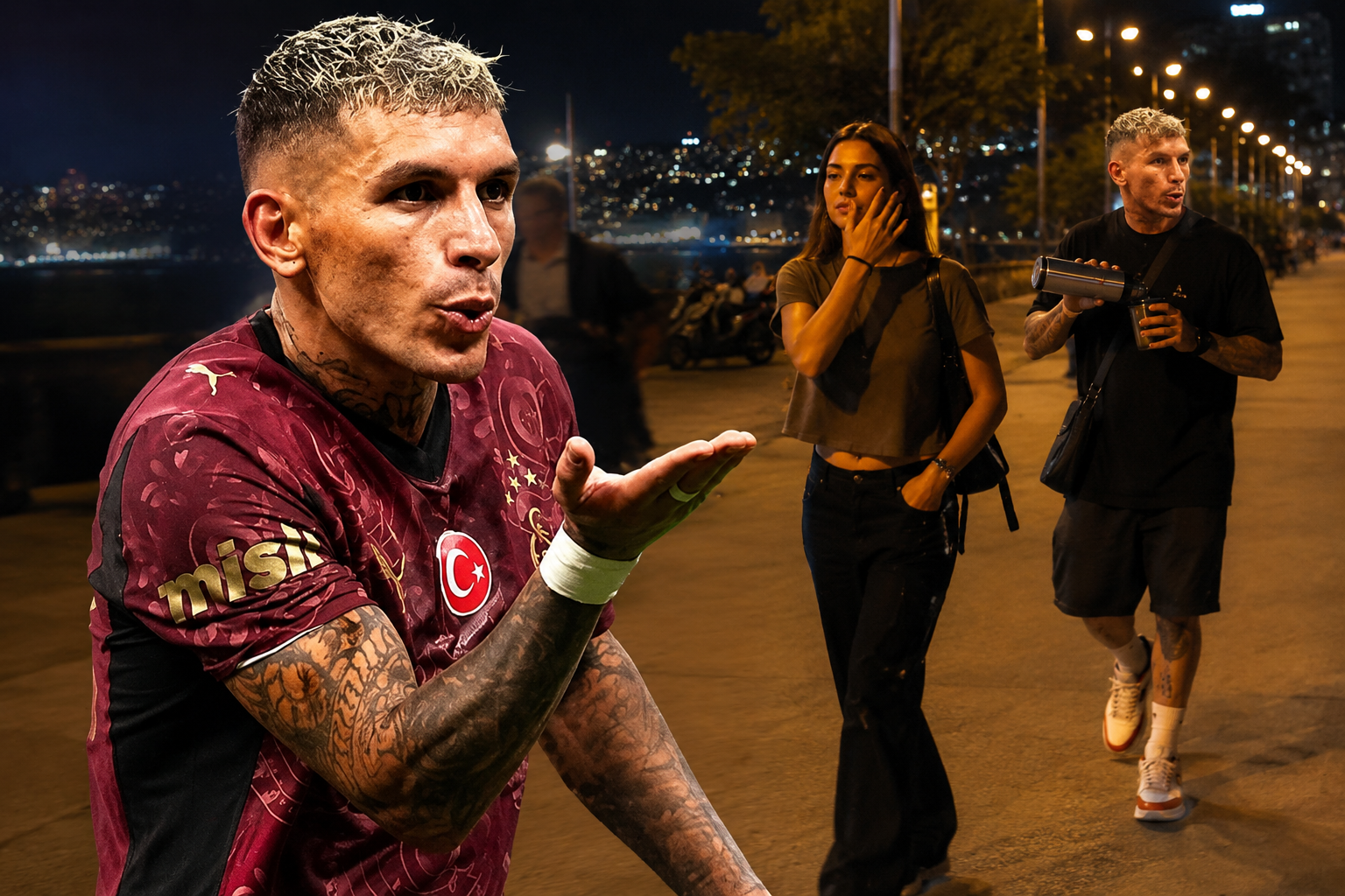 Lucas Torreira Devrim Özkan'ı kalbine gömdü... Gizemli sevgilisi ilk kez görüntülendi!