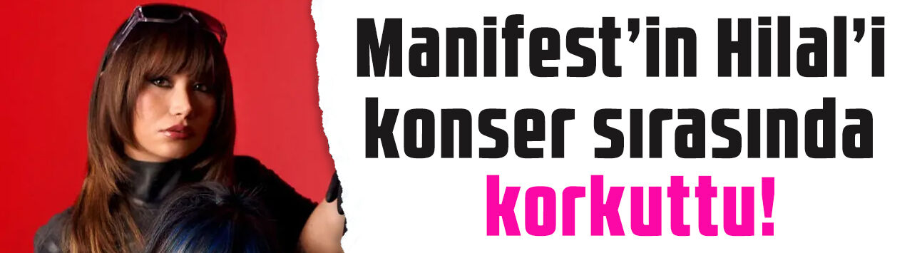 Manifest konserinde Hilal Yelekçi'nin korkutan anları! Ağlaya ağlaya dans etti