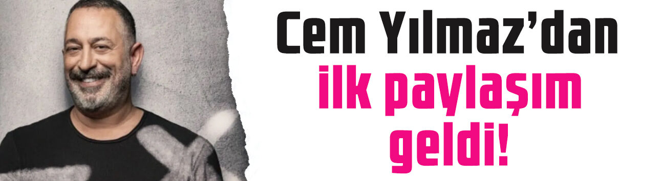 Cem Yılmaz'dan ilk paylaşım geldi! Güldüren 'stres' esprisi