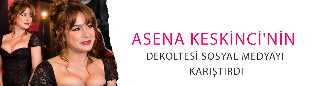 Asena Keskinci'nin dekoltesi sosyal medyayı karıştırdı! Tasarımcıyı duyan 'Yok artık' dedi