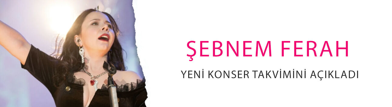 Şebnem Ferah yeni konser takvimini açıkladı! 6 şehirde 8 kez sahneye çıkacak