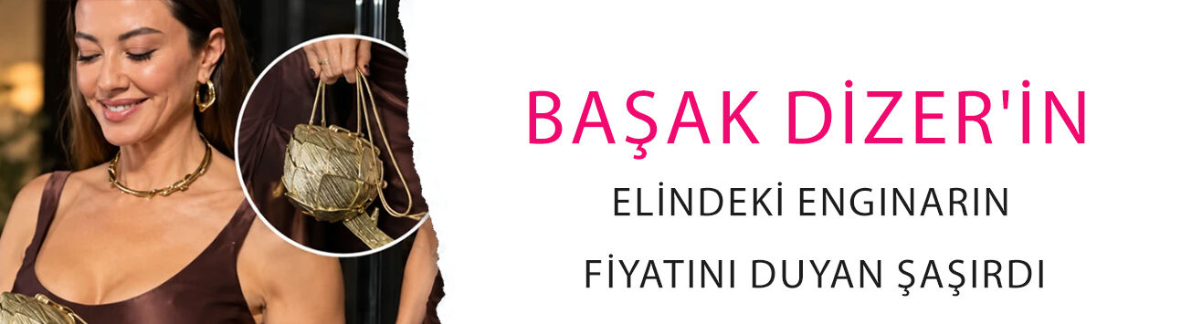 Başak Dizer'in elindeki enginarın fiyatını duyan şaşırdı! Meğer çantaymış