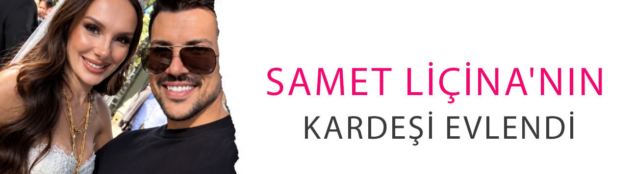 Samet Liçina'nın kardeşi evlendi! Kerimcan Durmaz'ın Roman havası gündem oldu